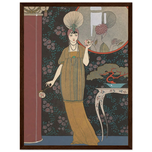 Sheherazade (1914) Art Print | George Barbier - Framed Poster - 30x40 cm / 12x16″ - Black frame