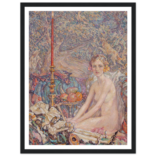 Spirit in the Garden Art Print | Robert Reid - Framed Poster - 30x40 cm / 12x16″ - Black frame