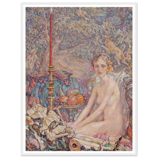 Spirit in the Garden Art Print | Robert Reid - Framed Poster - 30x40 cm / 12x16″ - Black frame