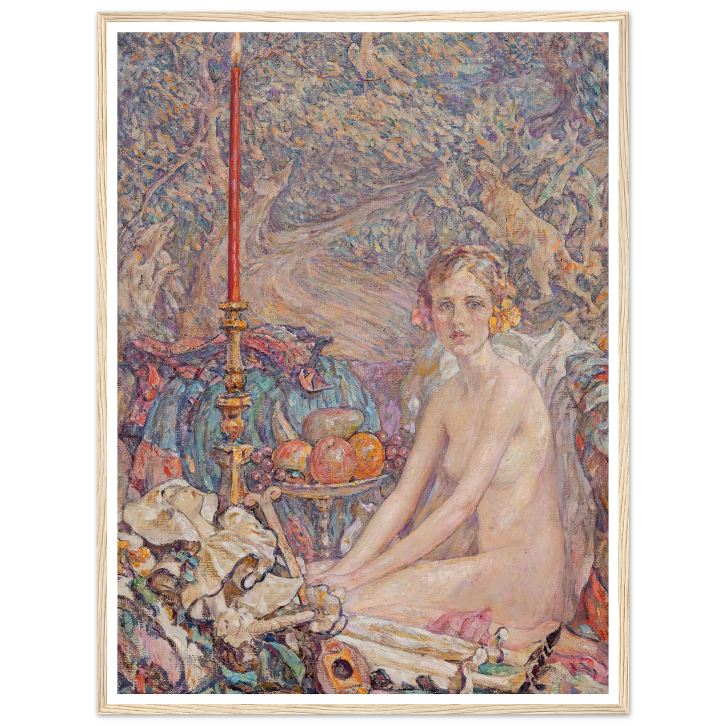Spirit in the Garden Art Print | Robert Reid - Framed Poster - 30x40 cm / 12x16″ - Black frame