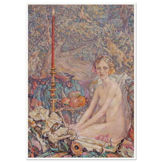Spirit in the Garden Art Print | Robert Reid - Framed Poster - 30x40 cm / 12x16″ - Black frame