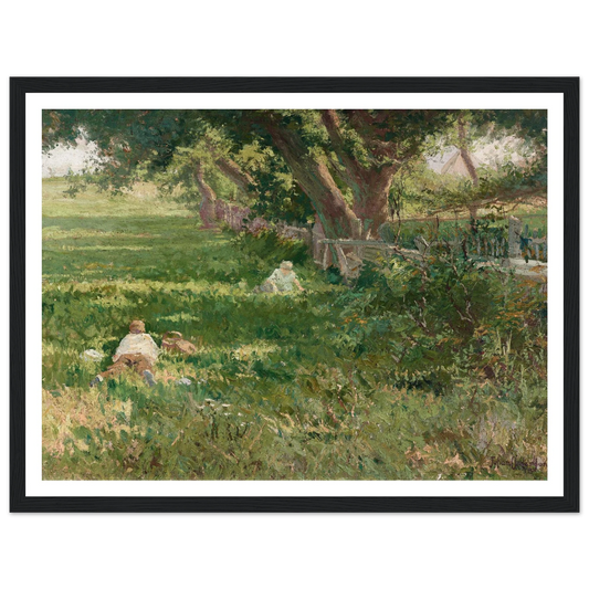 Springtime (1901) Art Print | Julian Onderdonk - Framed Poster - 30x40 cm / 12x16″ - Black frame