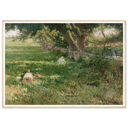 Springtime (1901) Art Print | Julian Onderdonk - Framed Poster - 30x40 cm / 12x16″ - Black frame