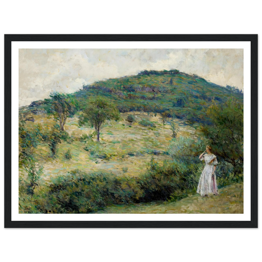 Springtime Stroll Art Print | Robert Reid - Framed Poster - 30x40 cm / 12x16″ - Black frame
