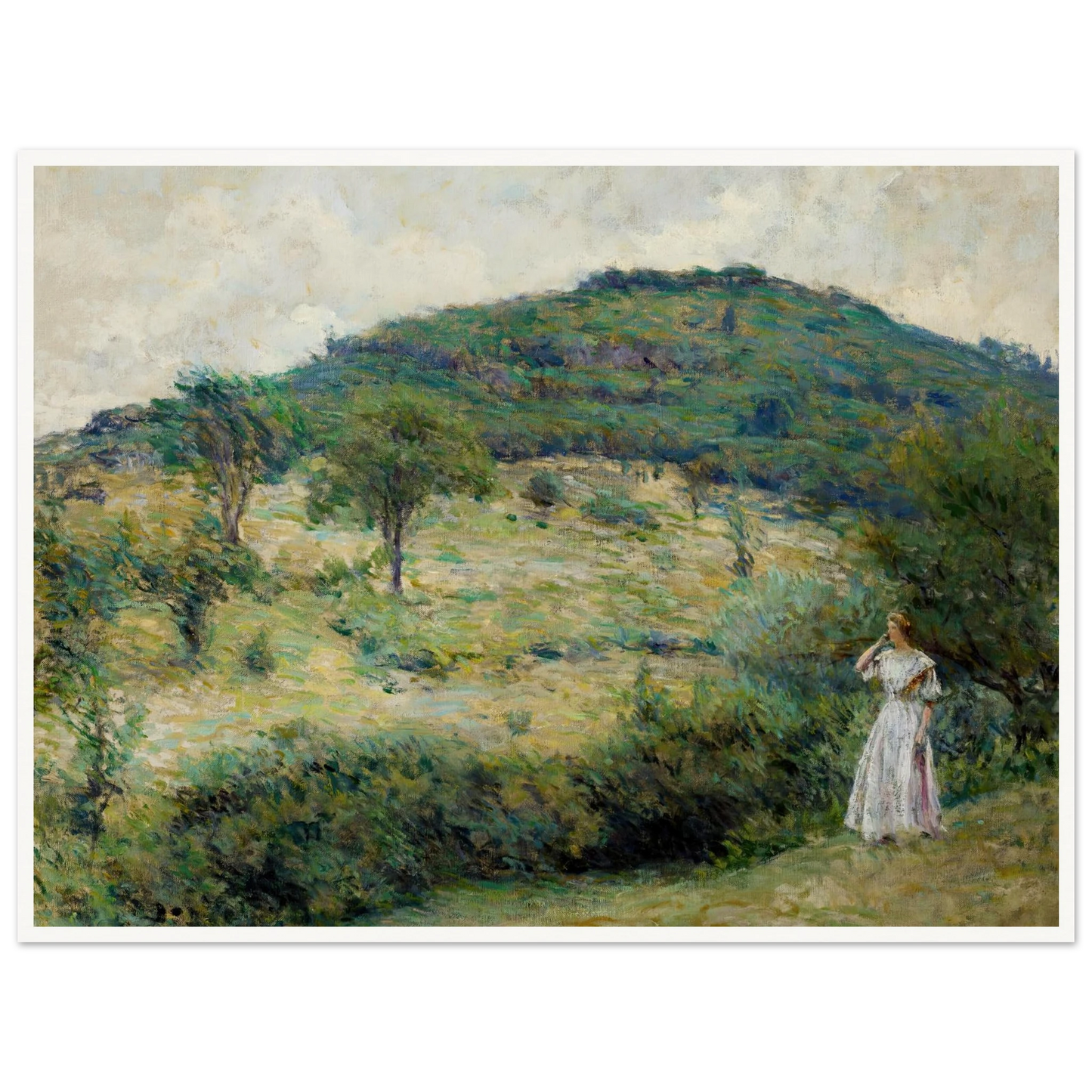 Springtime Stroll Art Print | Robert Reid - Framed Poster - 30x40 cm / 12x16″ - Black frame