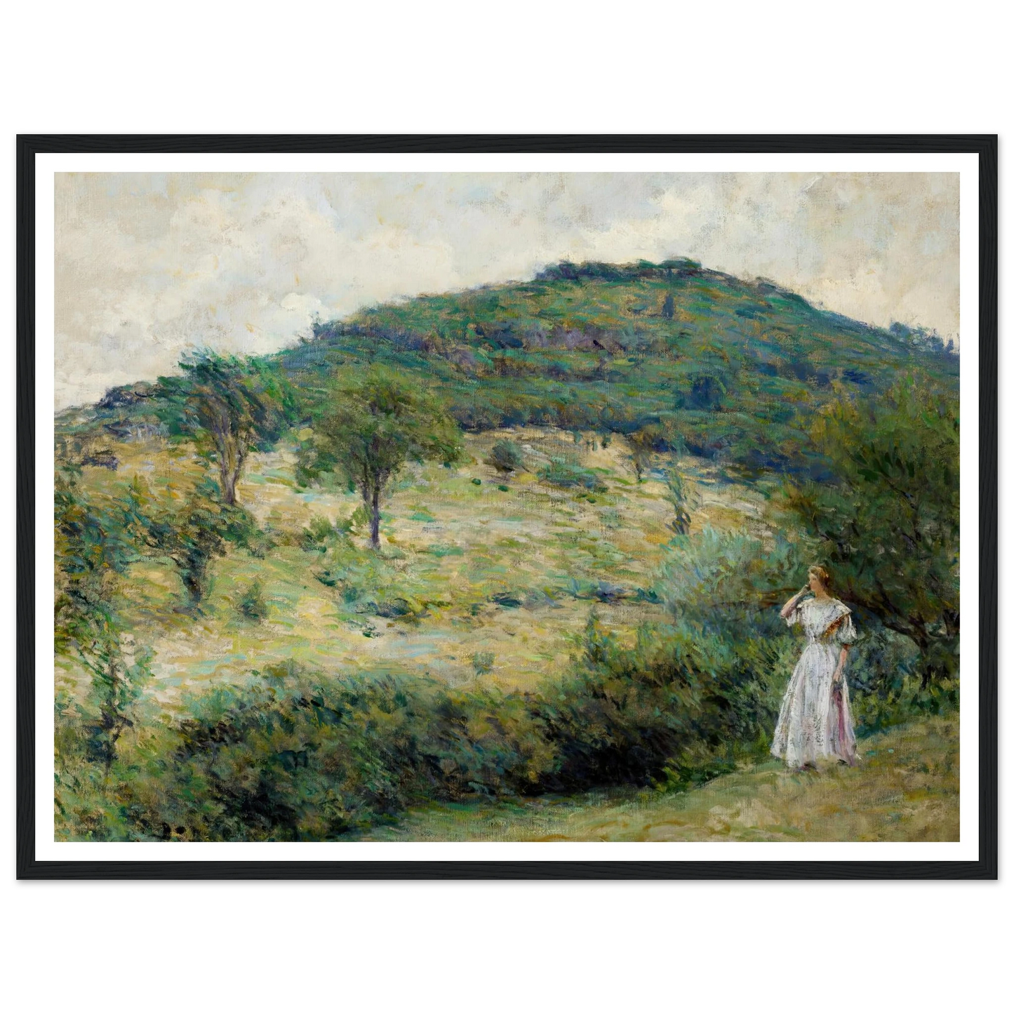 Springtime Stroll Art Print | Robert Reid - Framed Poster - 30x40 cm / 12x16″ - Black frame