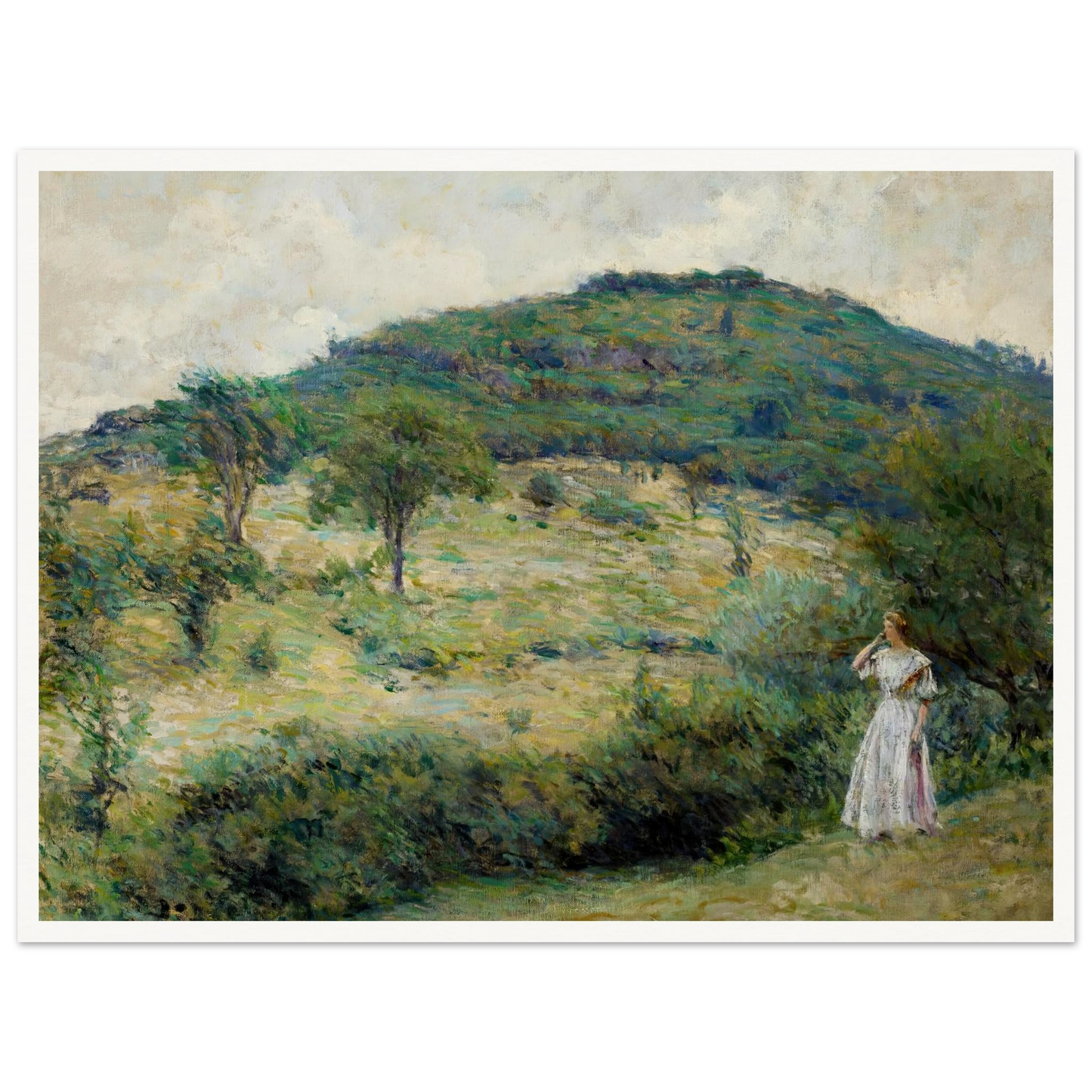 Springtime Stroll Art Print | Robert Reid - Framed Poster - 30x40 cm / 12x16″ - Black frame