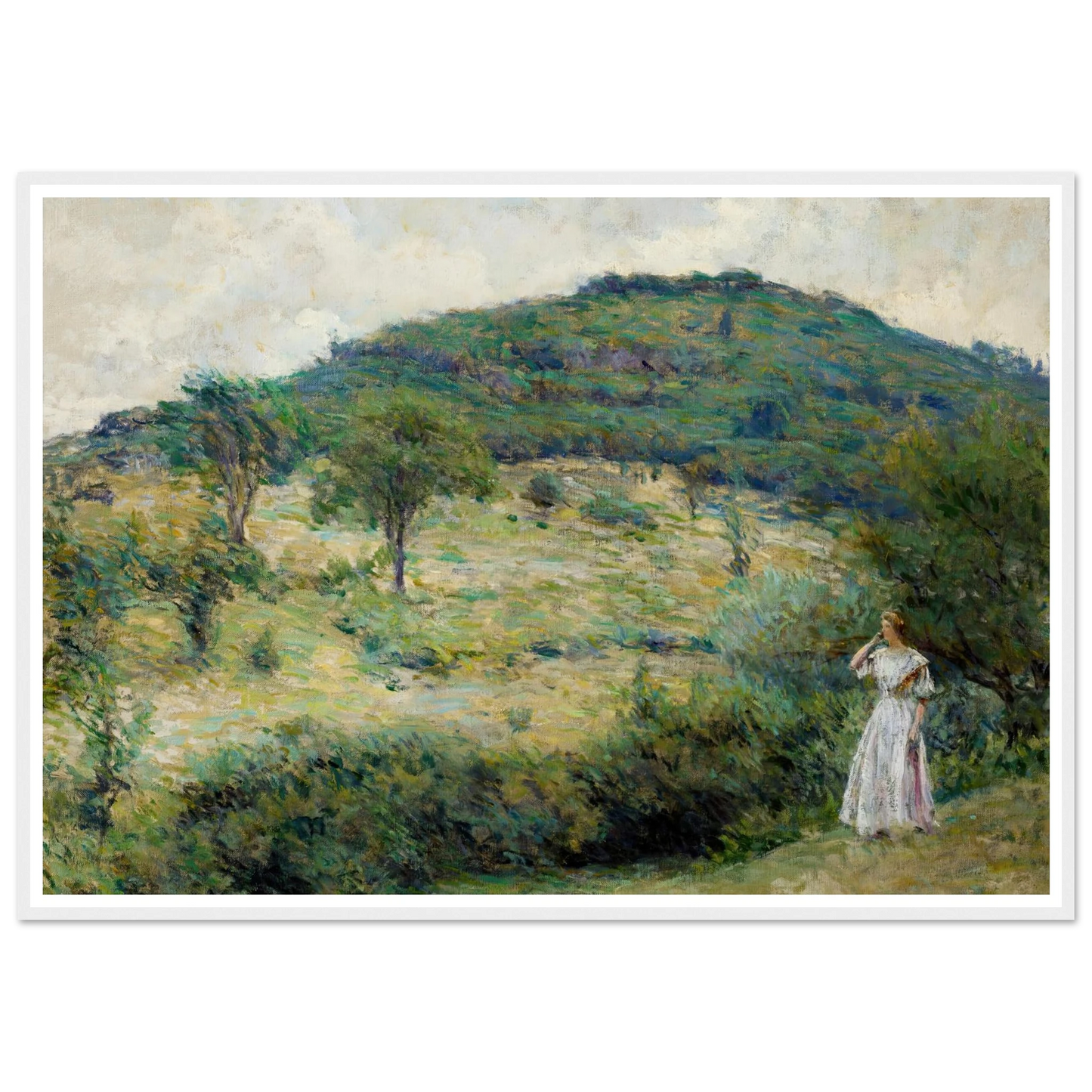 Springtime Stroll Art Print | Robert Reid - Framed Poster - 30x40 cm / 12x16″ - Black frame