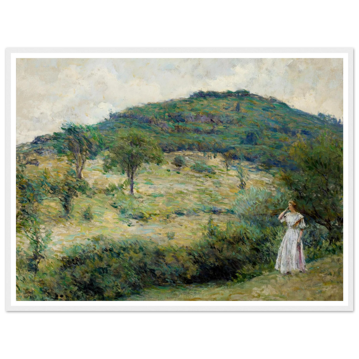 Springtime Stroll Art Print | Robert Reid - Framed Poster - 30x40 cm / 12x16″ - Black frame