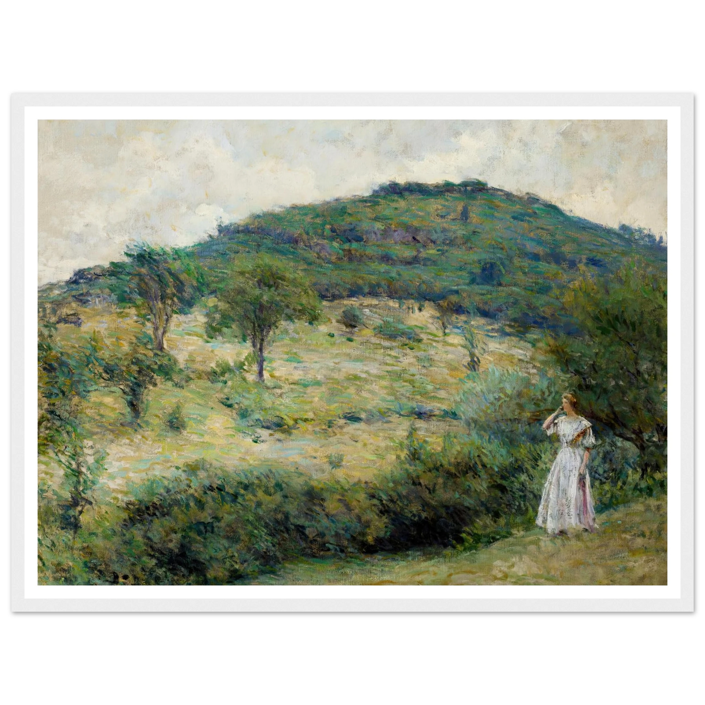 Springtime Stroll Art Print | Robert Reid - Framed Poster - 30x40 cm / 12x16″ - Black frame