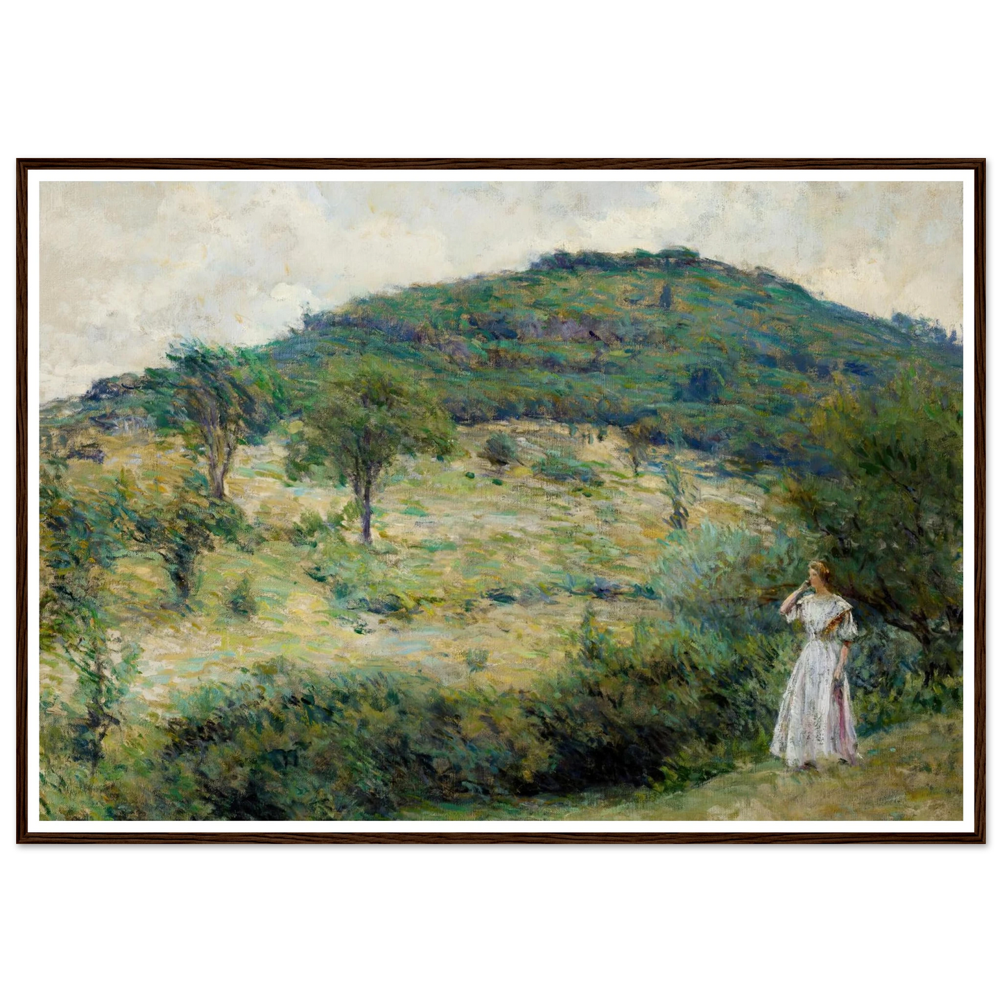 Springtime Stroll Art Print | Robert Reid - Framed Poster - 30x40 cm / 12x16″ - Black frame