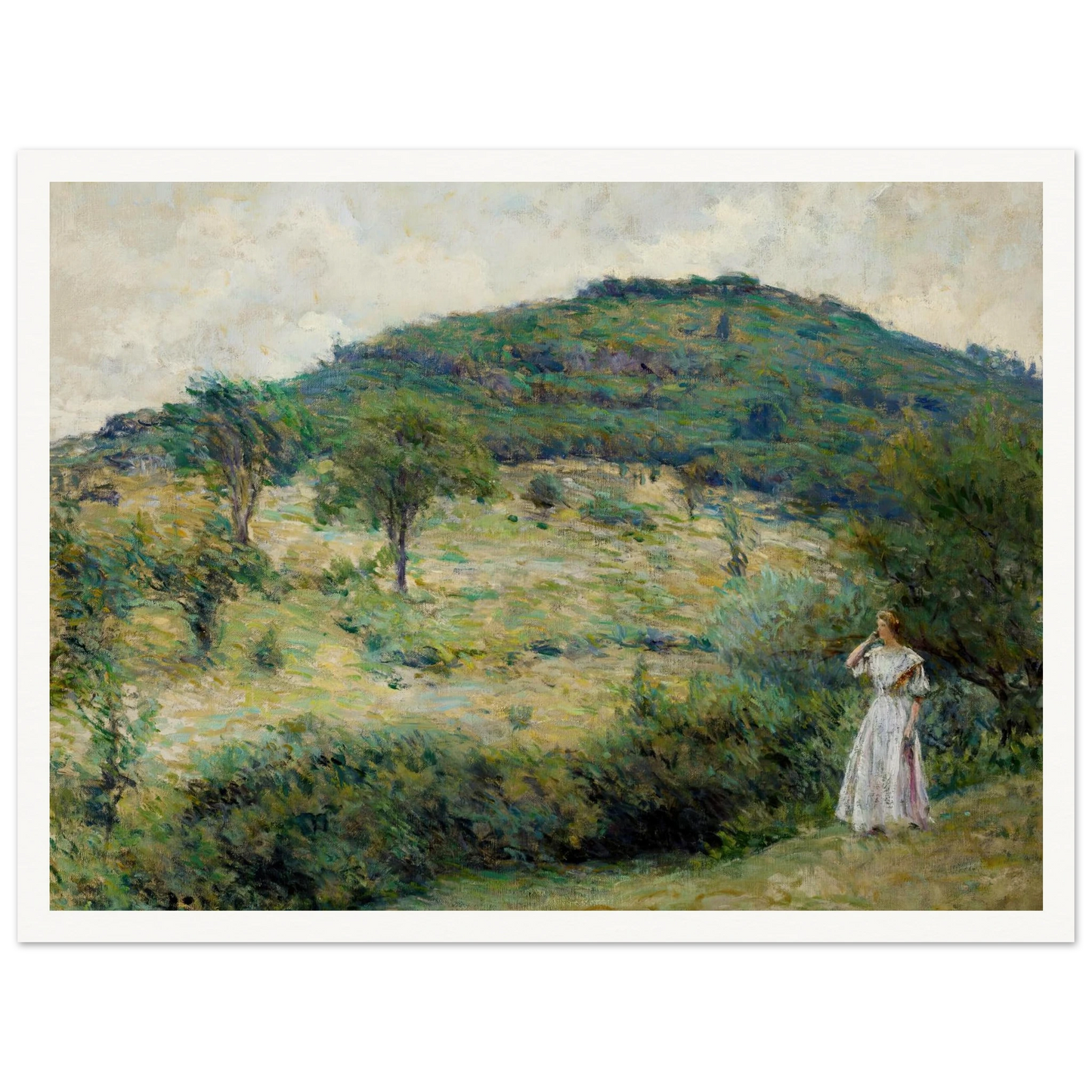Springtime Stroll Art Print | Robert Reid - Framed Poster - 30x40 cm / 12x16″ - Black frame
