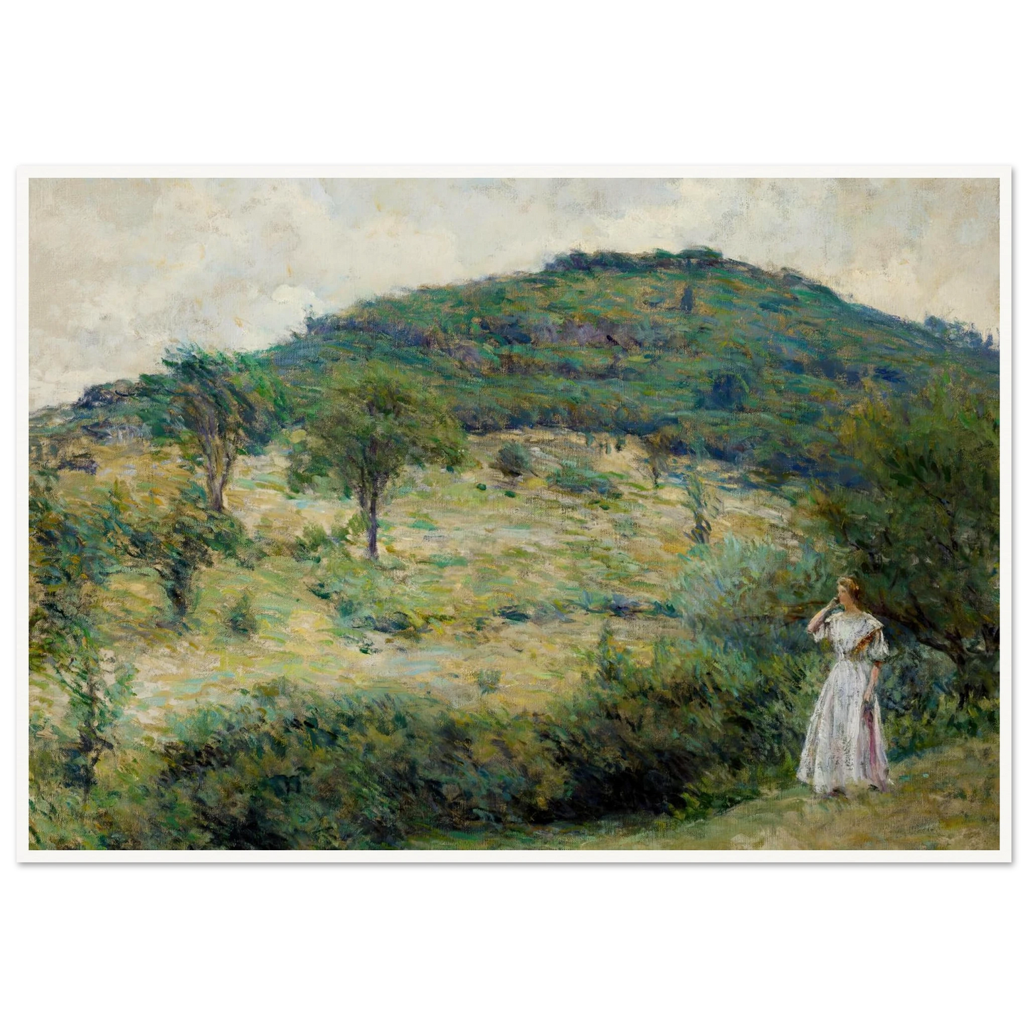 Springtime Stroll Art Print | Robert Reid - Framed Poster - 30x40 cm / 12x16″ - Black frame