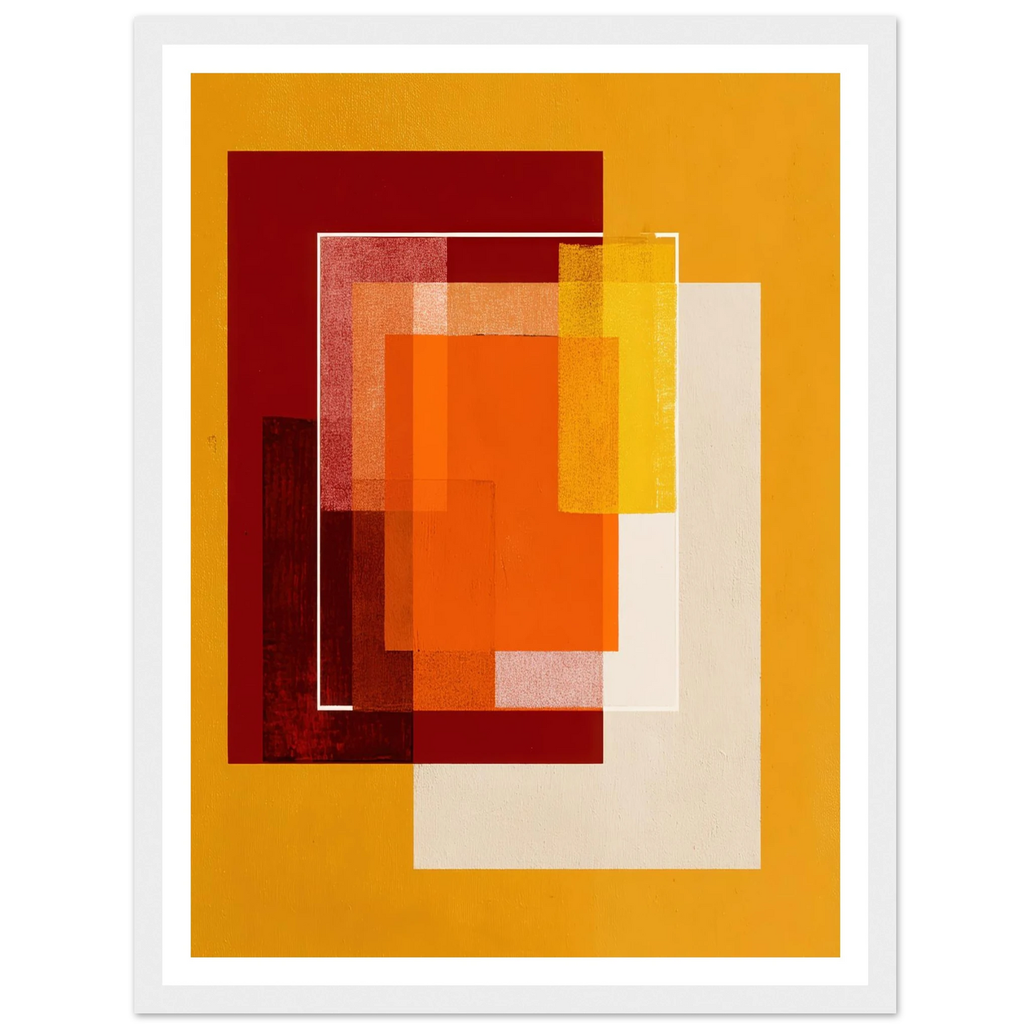 Square Intensity - Framed Poster - 30x40 cm / 12x16″ - Black frame