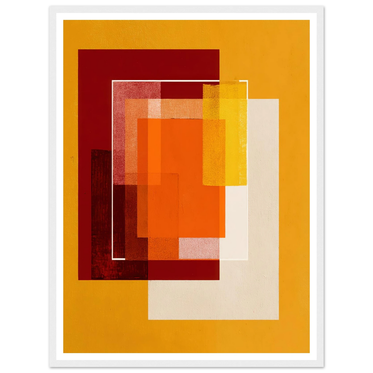 Square Intensity - Framed Poster - 30x40 cm / 12x16″ - Black frame