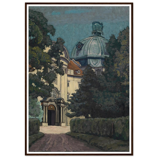 Stiftsportal Klosterneuburg (1924) Art Print | Max Kahrer - Framed Poster - 30x40 cm / 12x16″ - Black frame