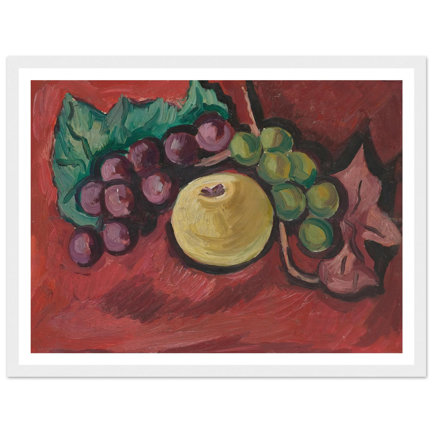 Still Life (1929) Art Print | Marsden Hartley - Framed Poster - 30x40 cm / 12x16″ - Black frame