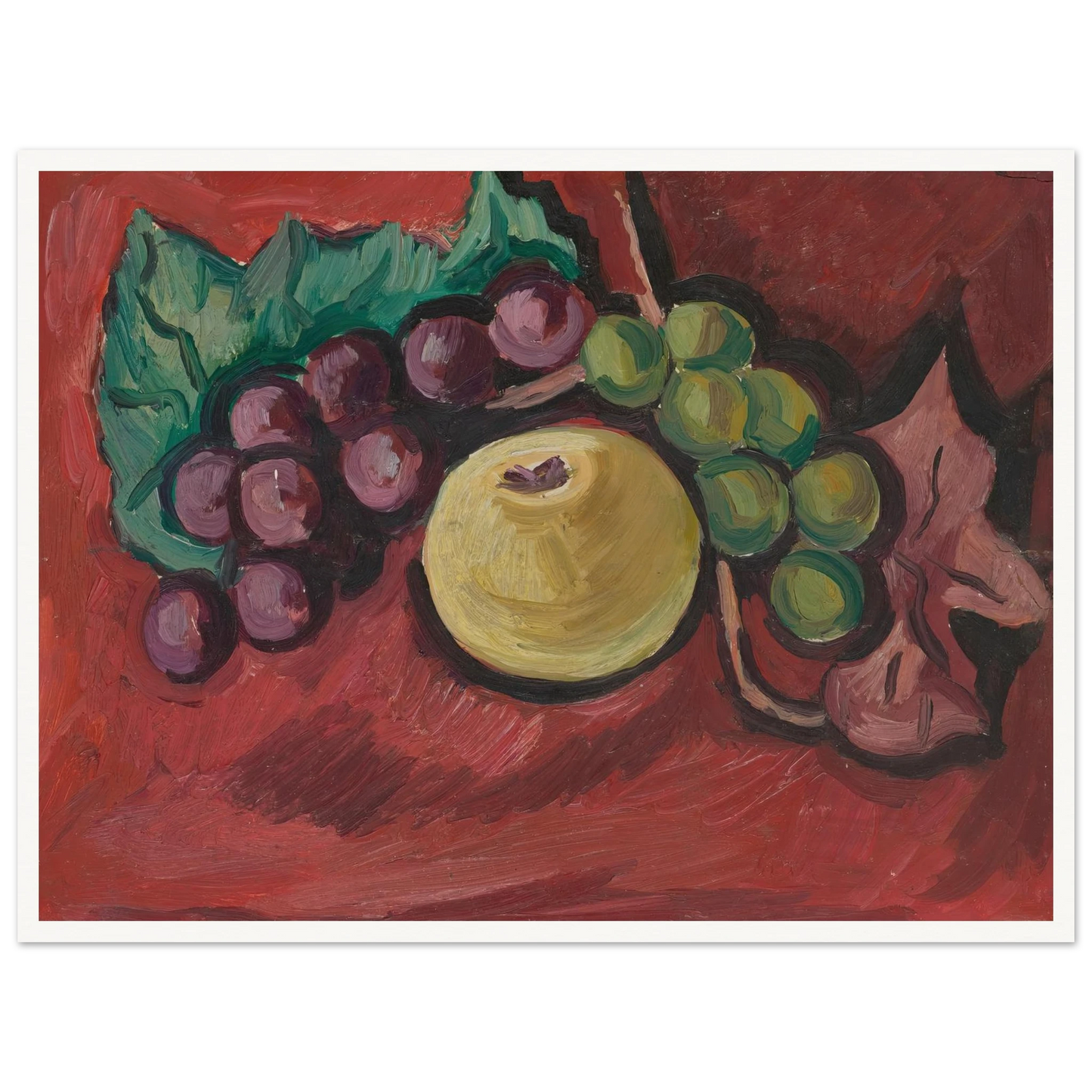 Still Life (1929) Art Print | Marsden Hartley - Framed Poster - 30x40 cm / 12x16″ - Black frame