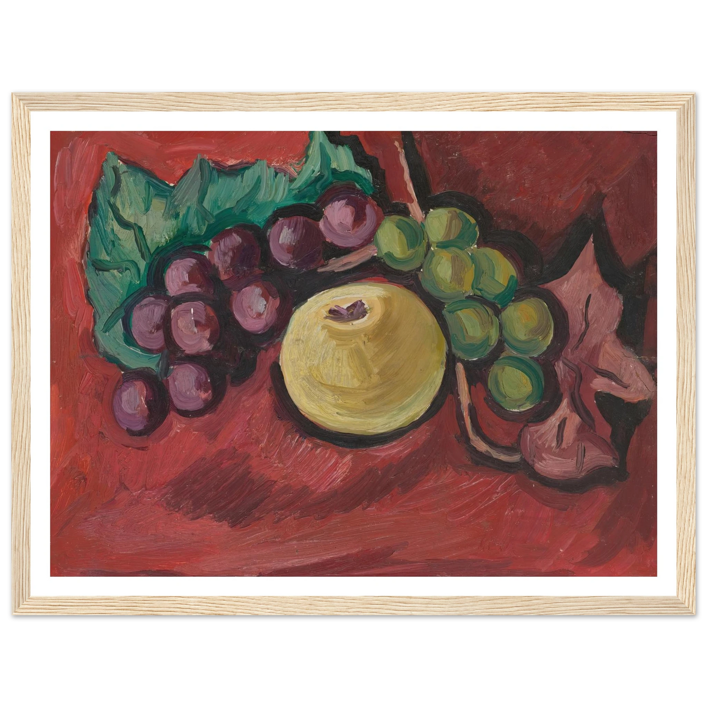 Still Life (1929) Art Print | Marsden Hartley - Framed Poster - 30x40 cm / 12x16″ - Black frame