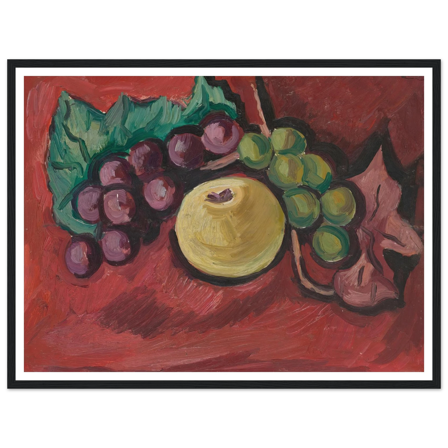 Still Life (1929) Art Print | Marsden Hartley - Framed Poster - 30x40 cm / 12x16″ - Black frame