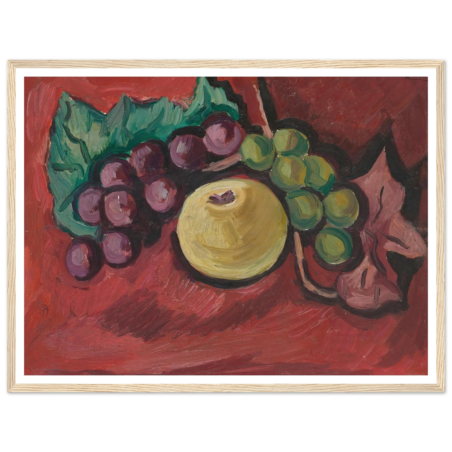 Still Life (1929) Art Print | Marsden Hartley - Framed Poster - 30x40 cm / 12x16″ - Black frame