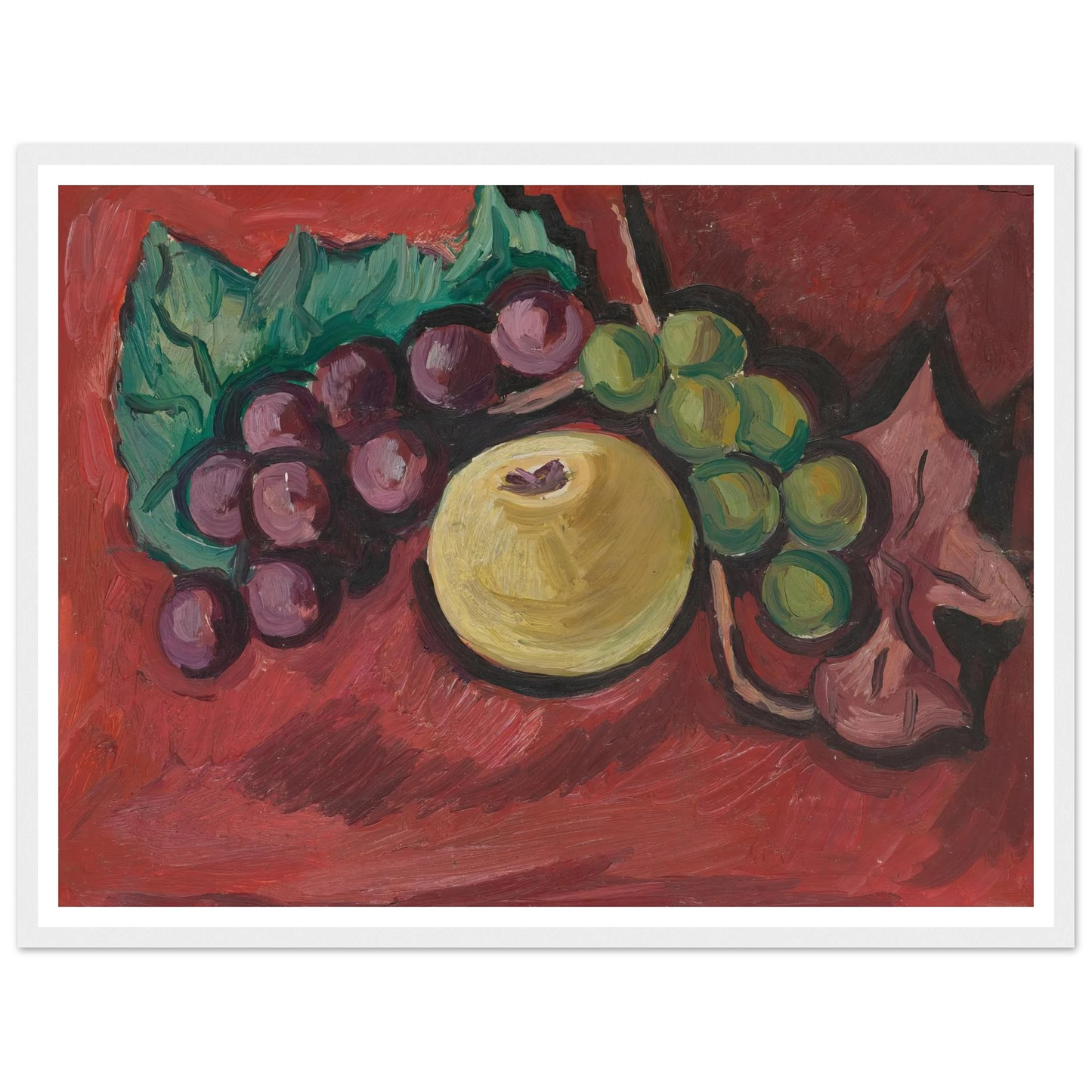 Still Life (1929) Art Print | Marsden Hartley - Framed Poster - 30x40 cm / 12x16″ - Black frame