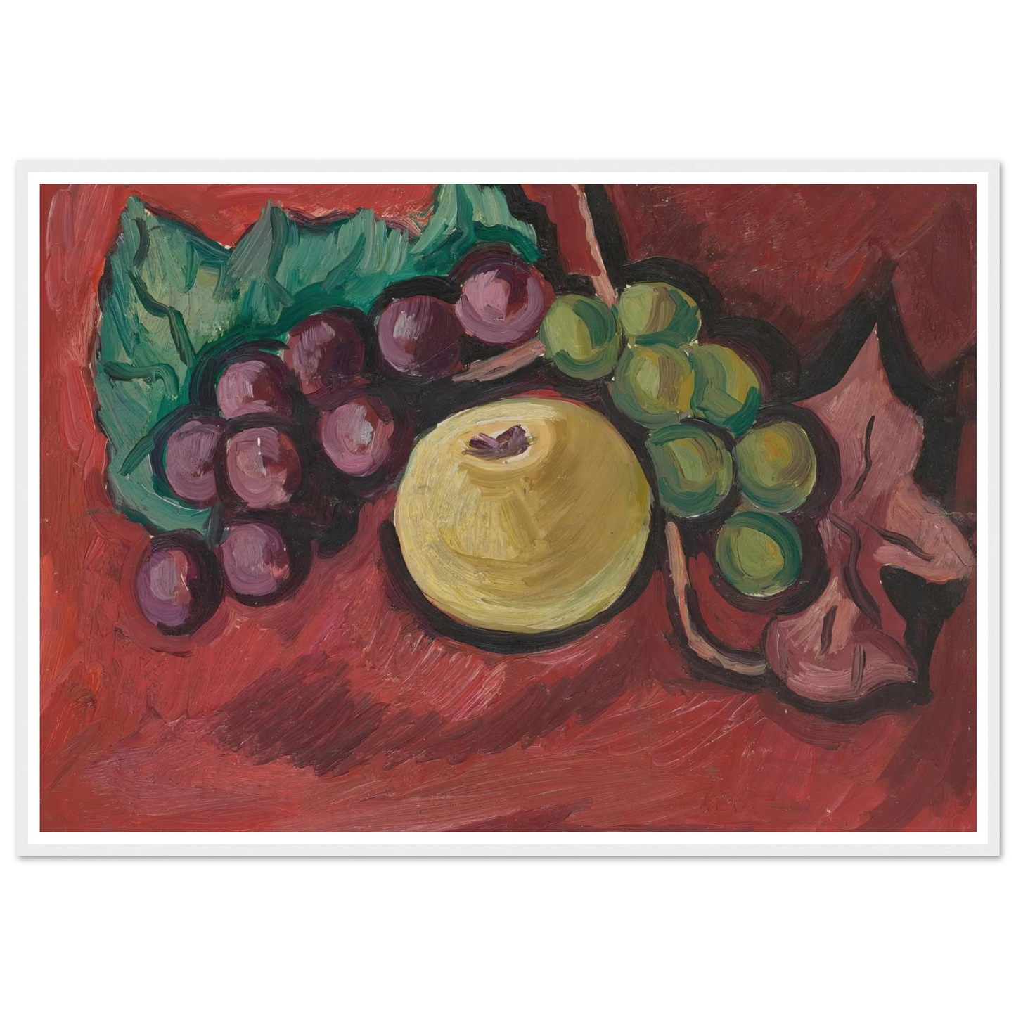Still Life (1929) Art Print | Marsden Hartley - Framed Poster - 30x40 cm / 12x16″ - Black frame