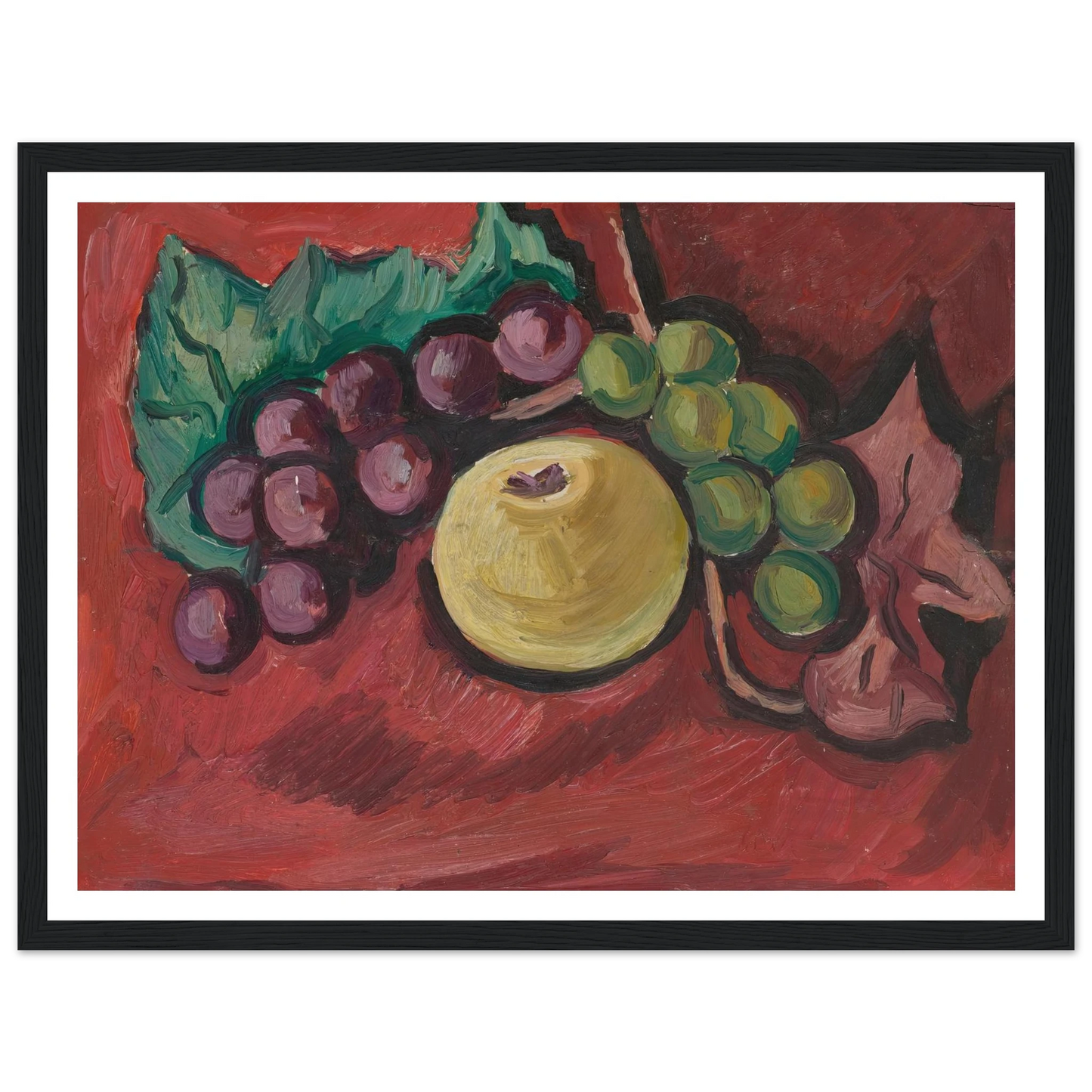 Still Life (1929) Art Print | Marsden Hartley - Framed Poster - 30x40 cm / 12x16″ - Black frame