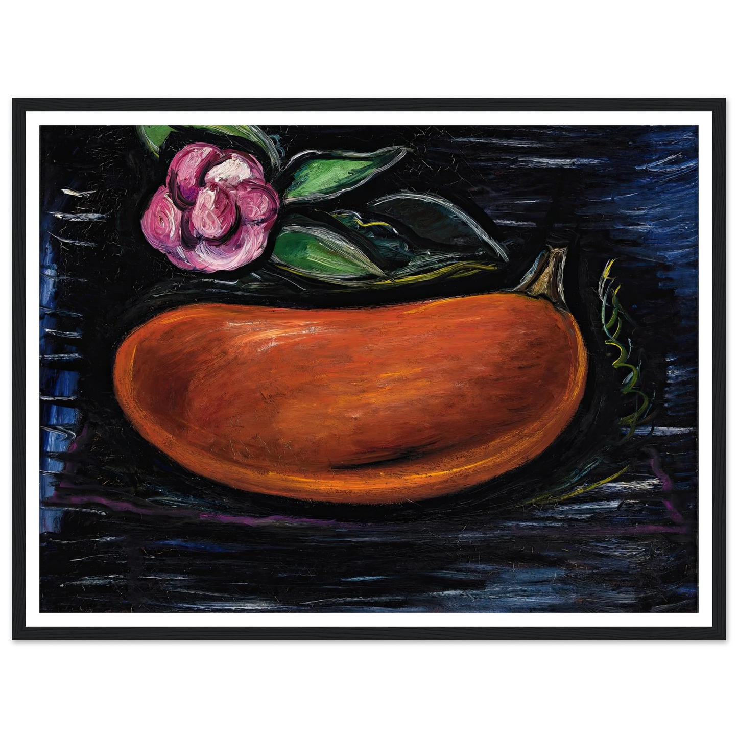 Still Life (1932-1933) Art Print | Marsden Hartley - Framed Poster - 30x40 cm / 12x16″ - Black frame