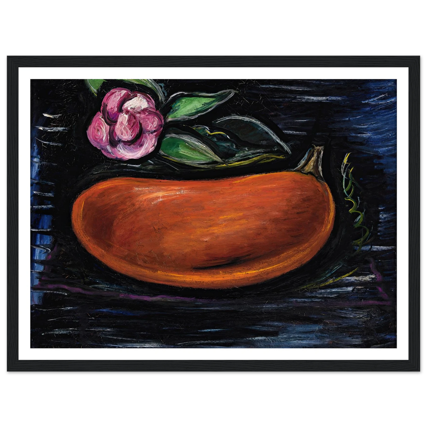 Still Life (1932-1933) Art Print | Marsden Hartley - Framed Poster - 30x40 cm / 12x16″ - Black frame