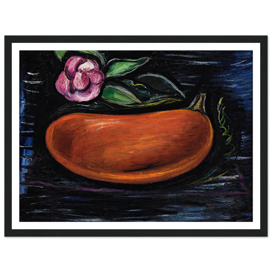 Still Life (1932-1933) Art Print | Marsden Hartley - Framed Poster - 30x40 cm / 12x16″ - Black frame