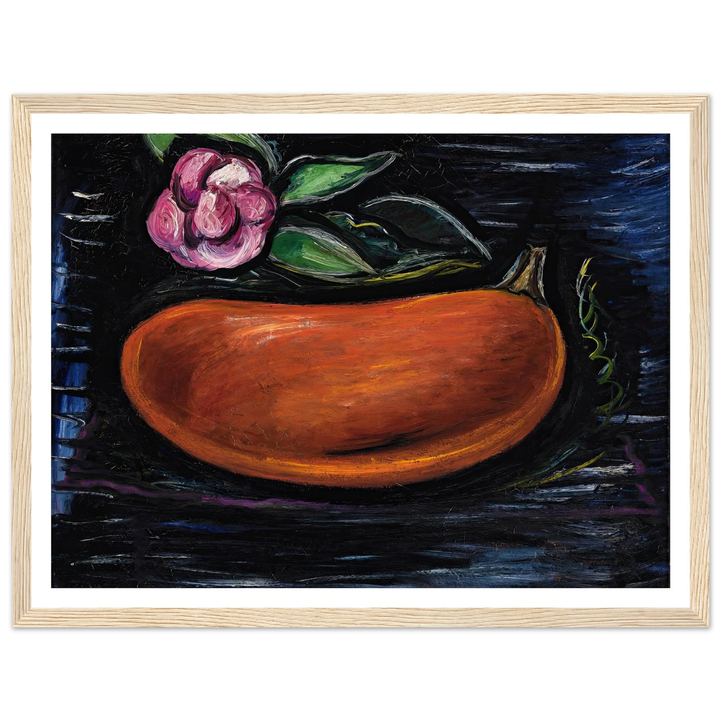 Still Life (1932-1933) Art Print | Marsden Hartley - Framed Poster - 30x40 cm / 12x16″ - Black frame