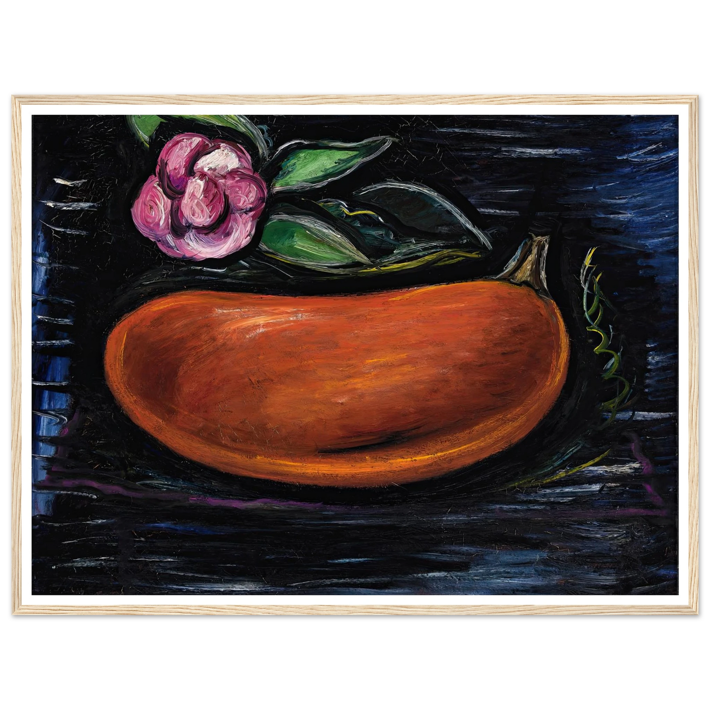 Still Life (1932-1933) Art Print | Marsden Hartley - Framed Poster - 30x40 cm / 12x16″ - Black frame