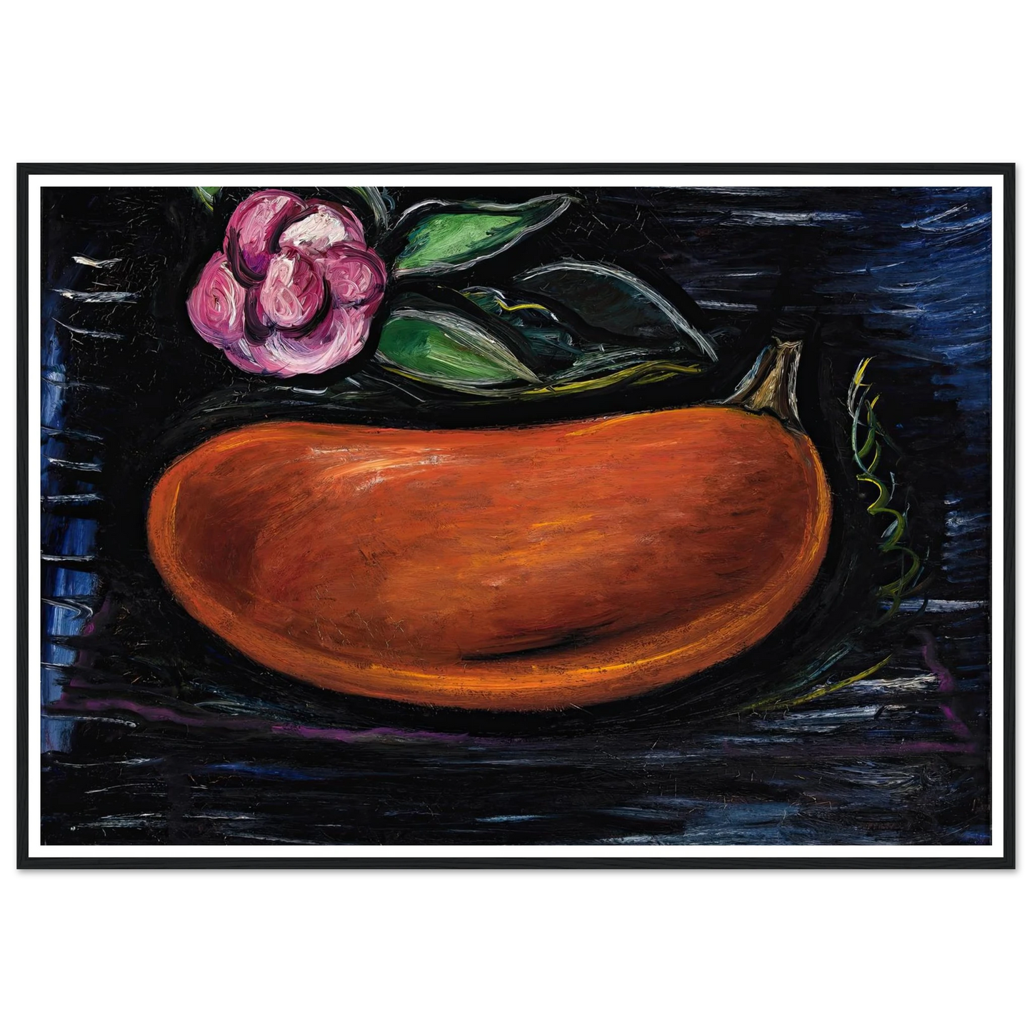 Still Life (1932-1933) Art Print | Marsden Hartley - Framed Poster - 30x40 cm / 12x16″ - Black frame