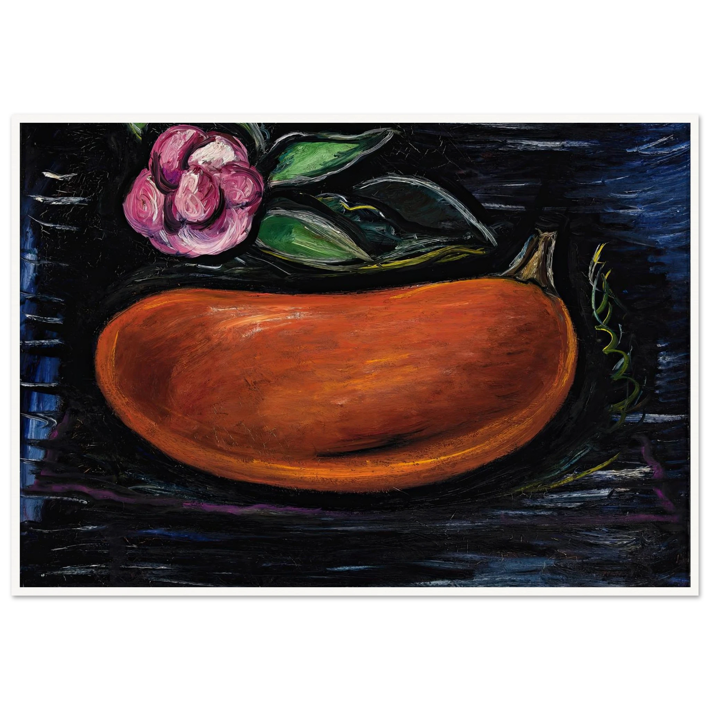 Still Life (1932-1933) Art Print | Marsden Hartley - Framed Poster - 30x40 cm / 12x16″ - Black frame