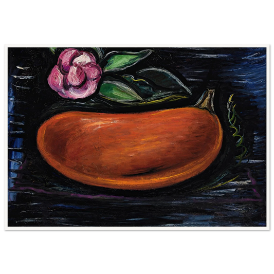 Still Life (1932-1933) Art Print | Marsden Hartley - Framed Poster - 30x40 cm / 12x16″ - Black frame