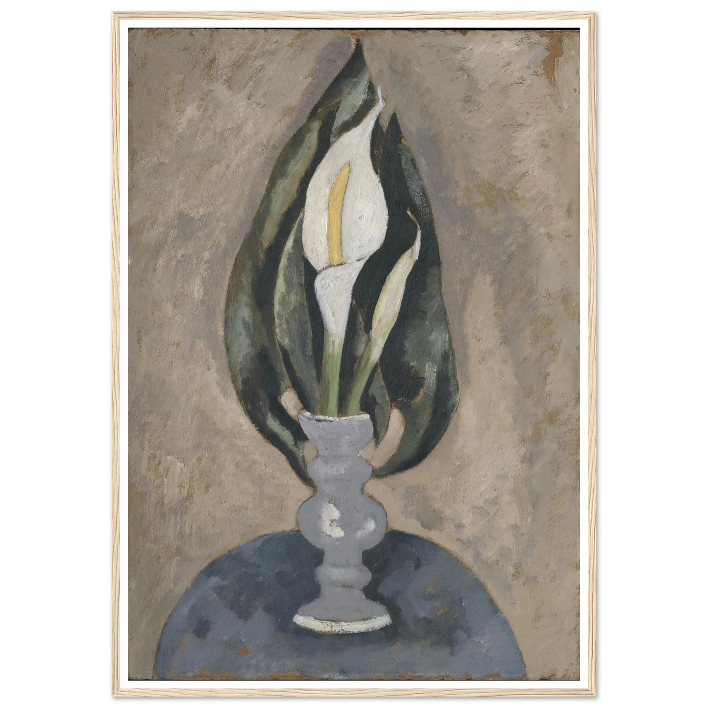 Still Life No. 16 (circa 1920) Art Print | Marsden Hartley - Framed Poster - 30x40 cm / 12x16″ - Black frame