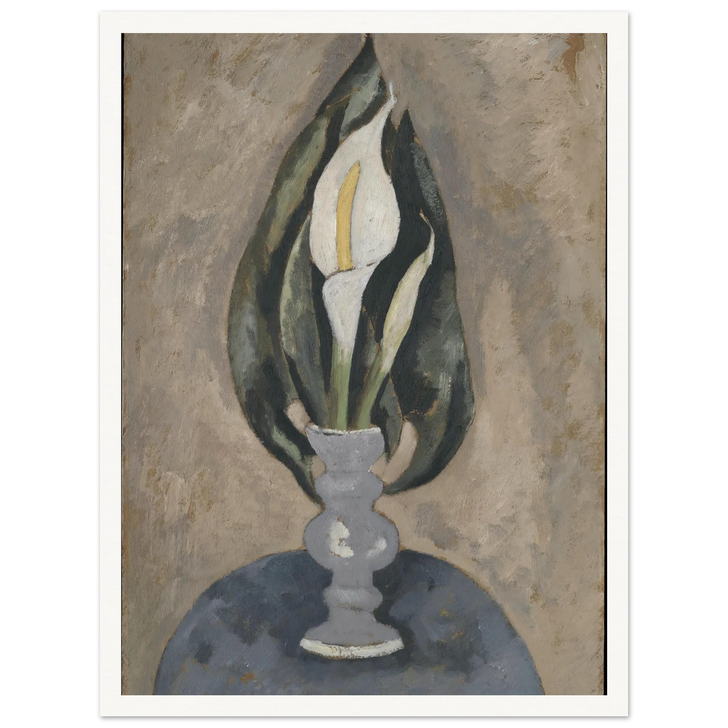 Still Life No. 16 (circa 1920) Art Print | Marsden Hartley - Framed Poster - 30x40 cm / 12x16″ - Black frame