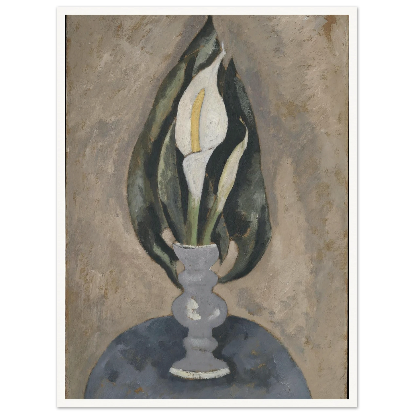 Still Life No. 16 (circa 1920) Art Print | Marsden Hartley - Framed Poster - 30x40 cm / 12x16″ - Black frame