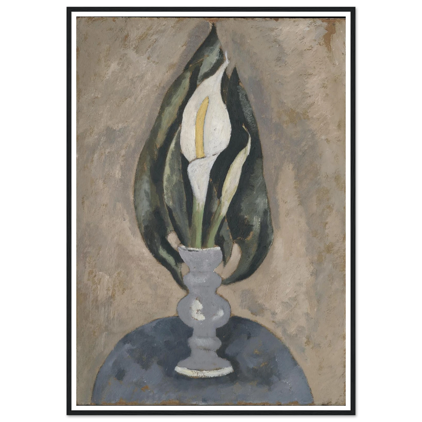 Still Life No. 16 (circa 1920) Art Print | Marsden Hartley - Framed Poster - 30x40 cm / 12x16″ - Black frame