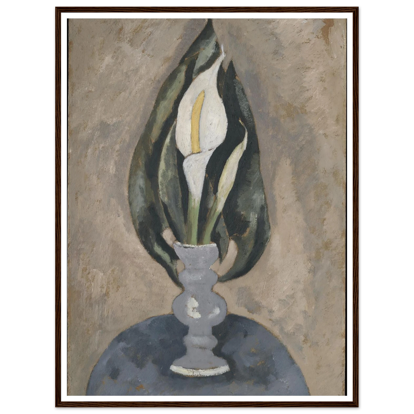 Still Life No. 16 (circa 1920) Art Print | Marsden Hartley - Framed Poster - 30x40 cm / 12x16″ - Black frame