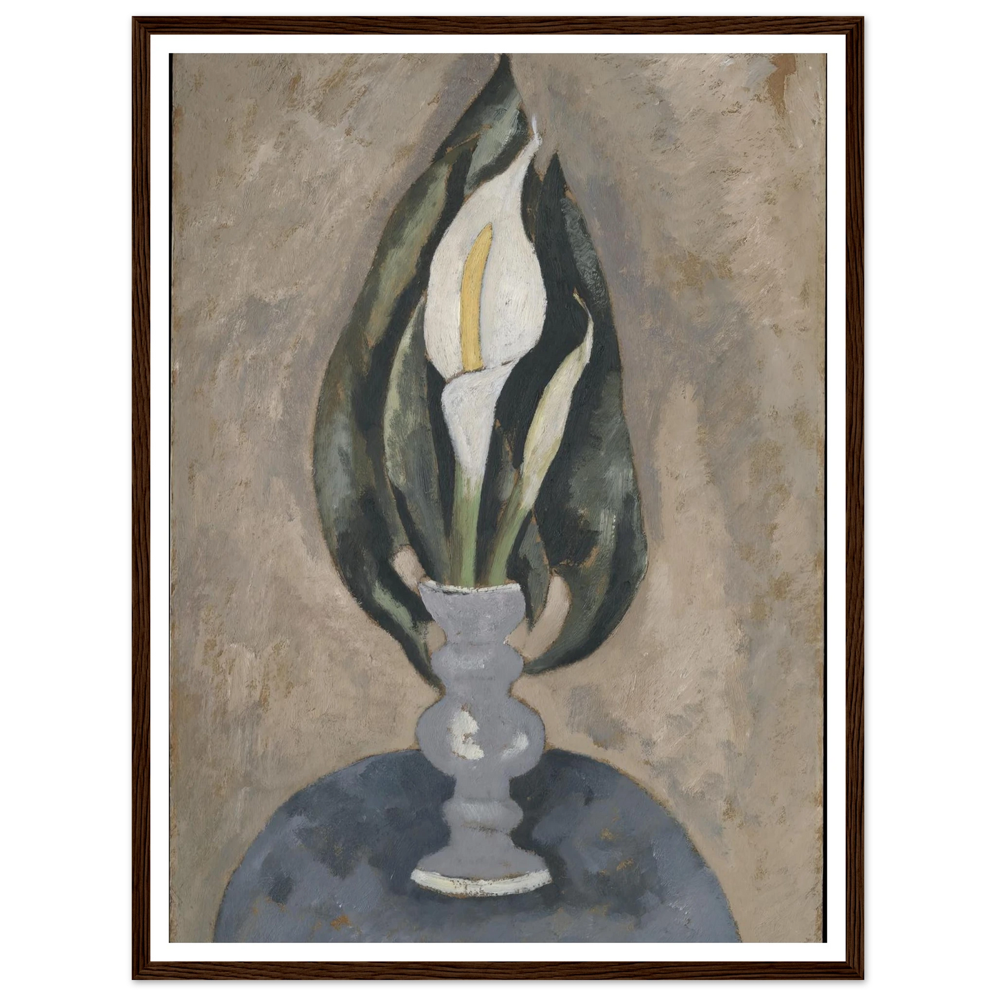 Still Life No. 16 (circa 1920) Art Print | Marsden Hartley - Framed Poster - 30x40 cm / 12x16″ - Black frame