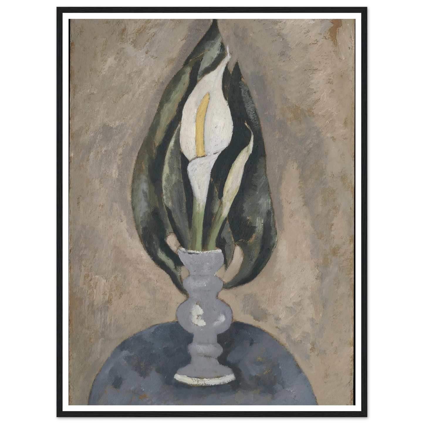 Still Life No. 16 (circa 1920) Art Print | Marsden Hartley - Framed Poster - 30x40 cm / 12x16″ - Black frame