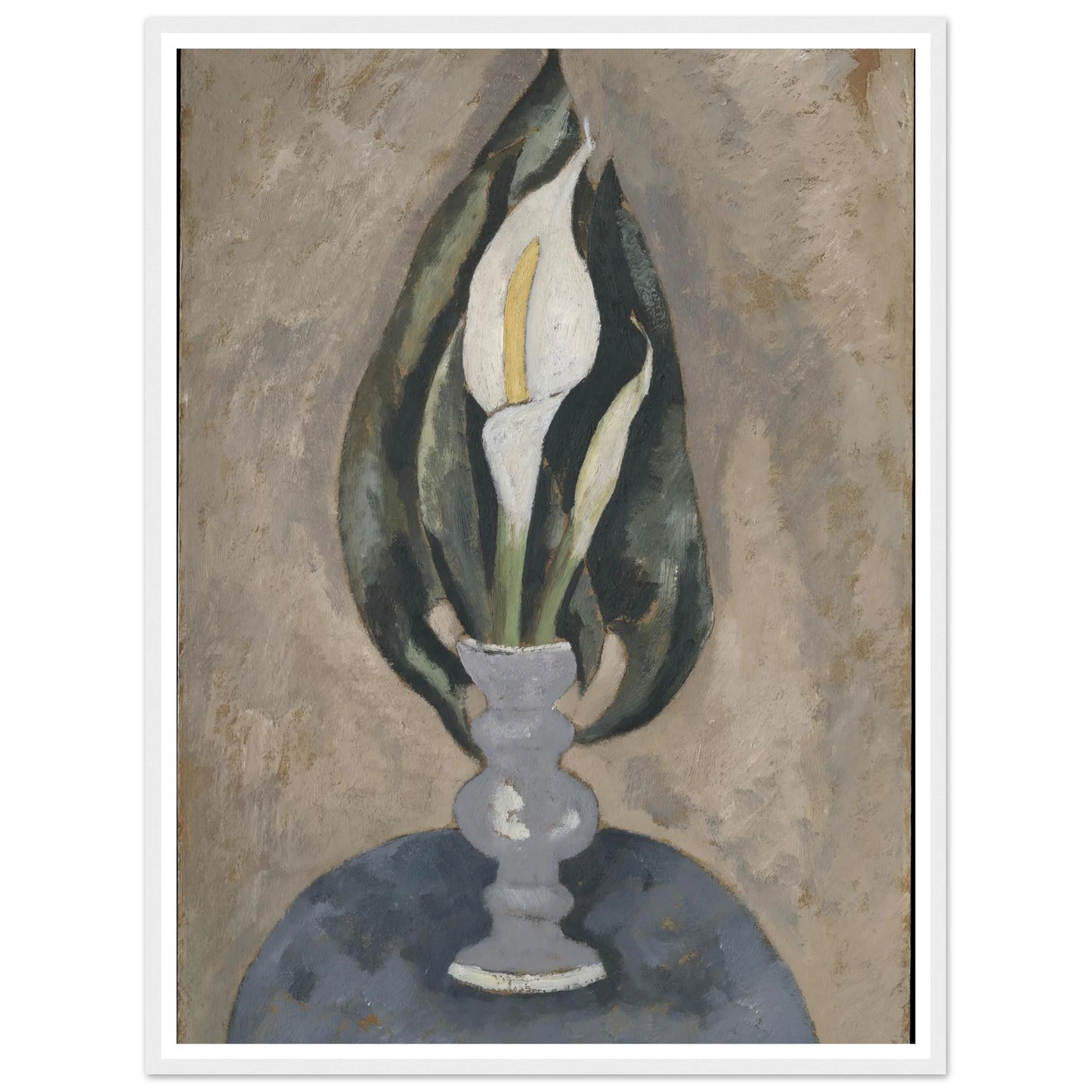 Still Life No. 16 (circa 1920) Art Print | Marsden Hartley - Framed Poster - 30x40 cm / 12x16″ - Black frame