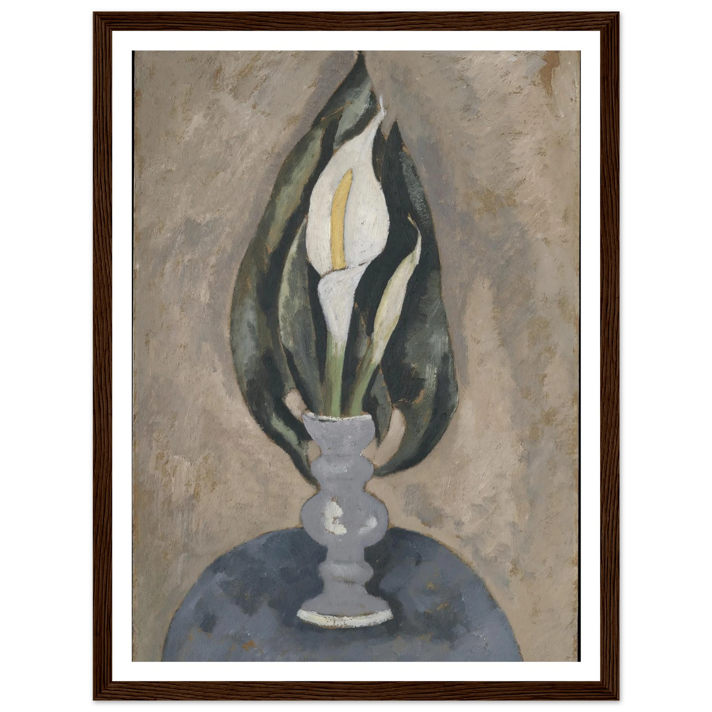 Still Life No. 16 (circa 1920) Art Print | Marsden Hartley - Framed Poster - 30x40 cm / 12x16″ - Black frame