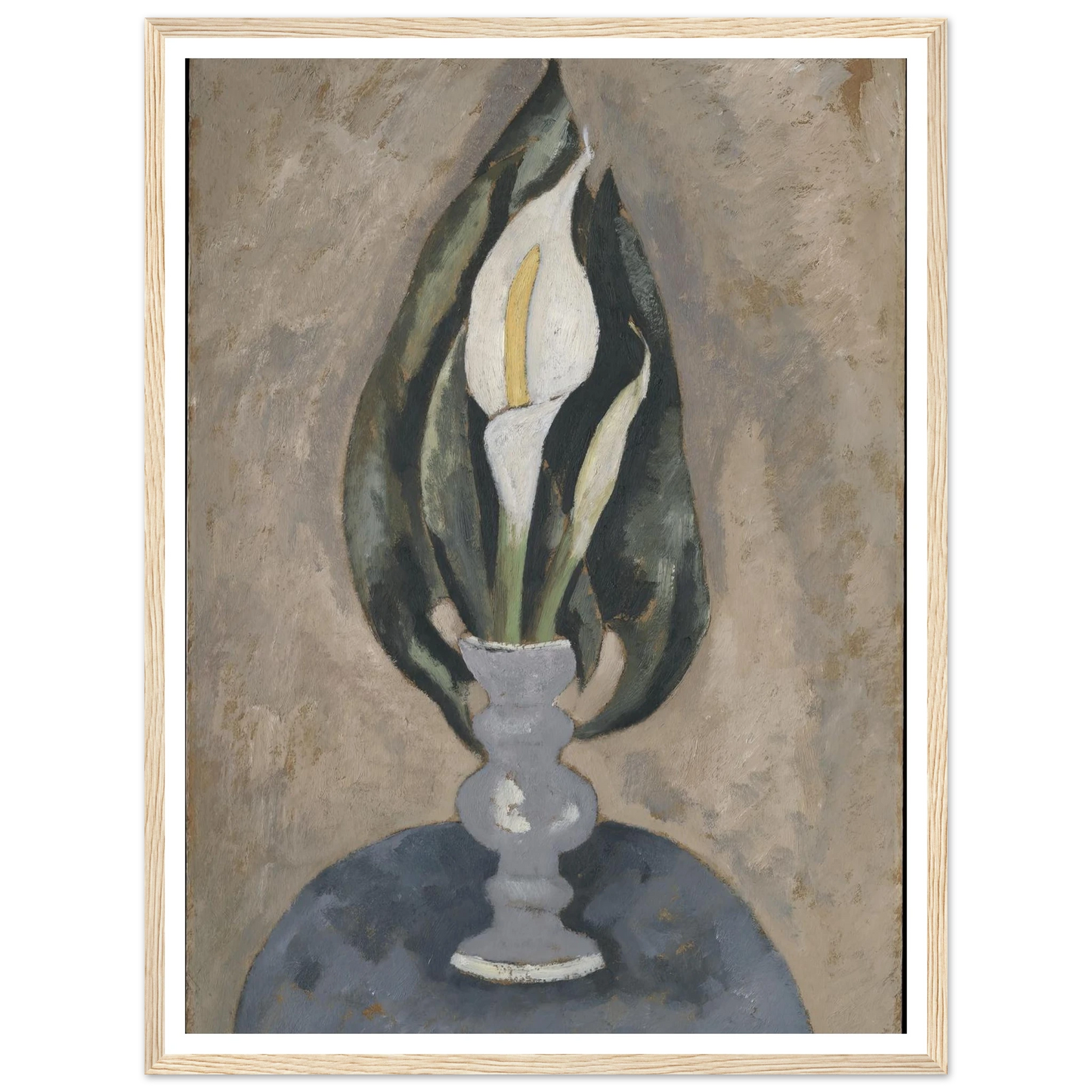 Still Life No. 16 (circa 1920) Art Print | Marsden Hartley - Framed Poster - 30x40 cm / 12x16″ - Black frame