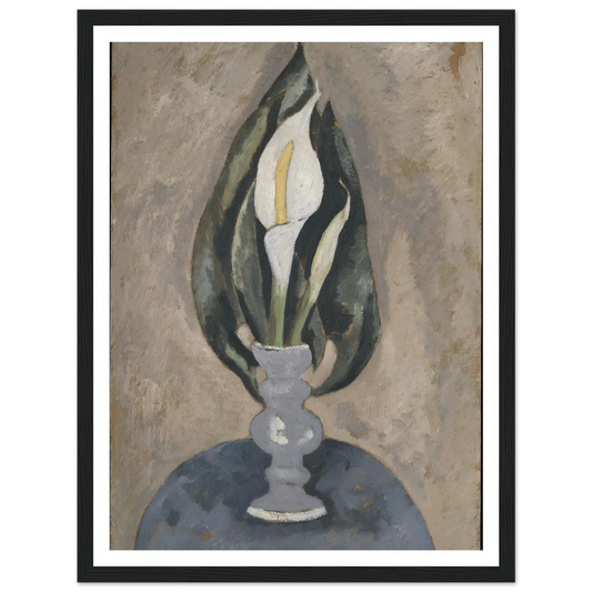 Still Life No. 16 (circa 1920) Art Print | Marsden Hartley - Framed Poster - 30x40 cm / 12x16″ - Black frame