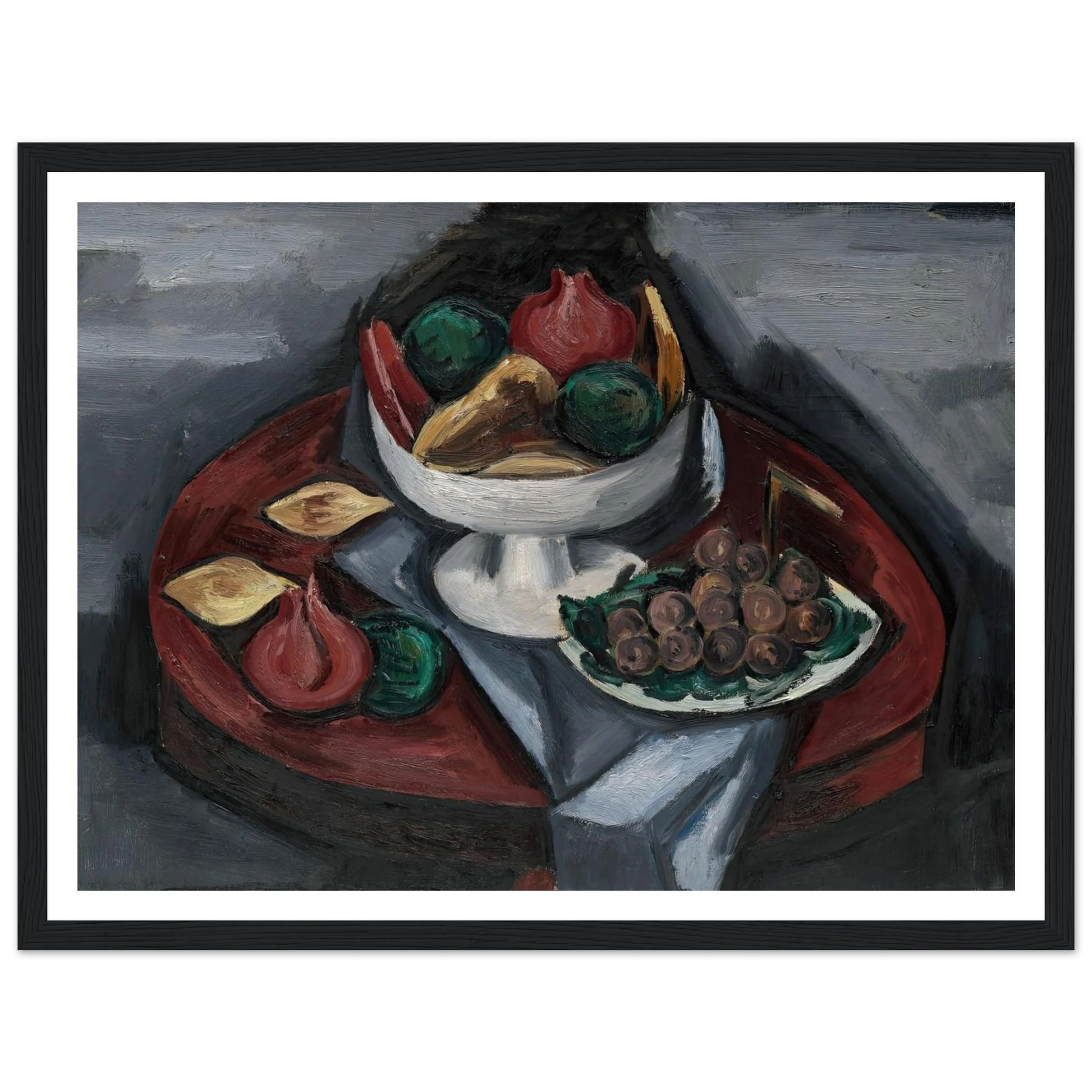 Still Life No. 2 (circa 1921 –23) Art Print | Marsden Hartley - Framed Poster - 30x40 cm / 12x16″ - Black frame