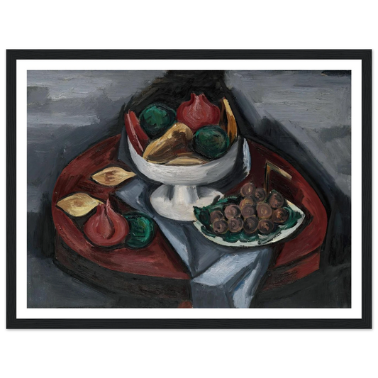 Still Life No. 2 (circa 1921 –23) Art Print | Marsden Hartley - Framed Poster - 30x40 cm / 12x16″ - Black frame
