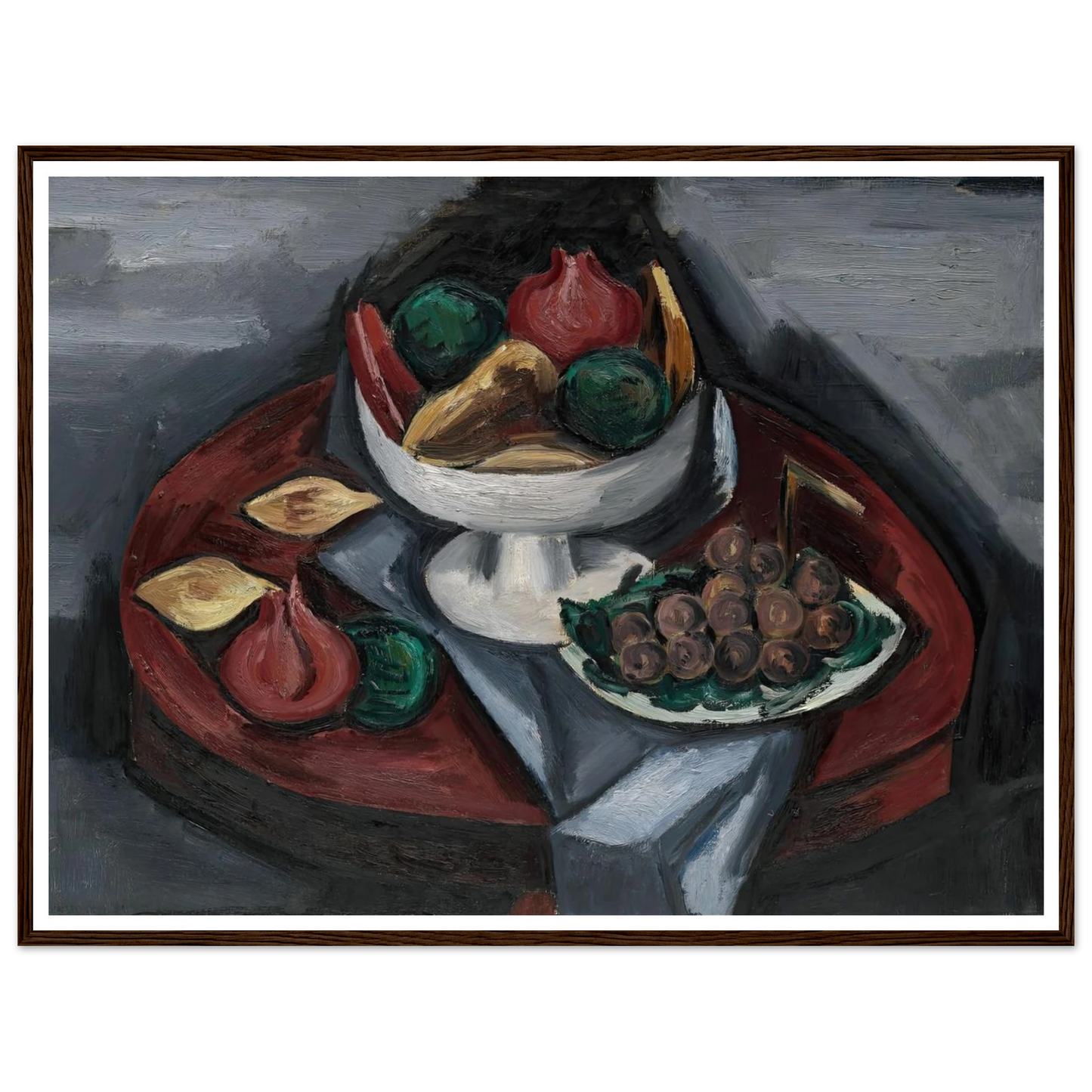 Still Life No. 2 (circa 1921 –23) Art Print | Marsden Hartley - Framed Poster - 30x40 cm / 12x16″ - Black frame